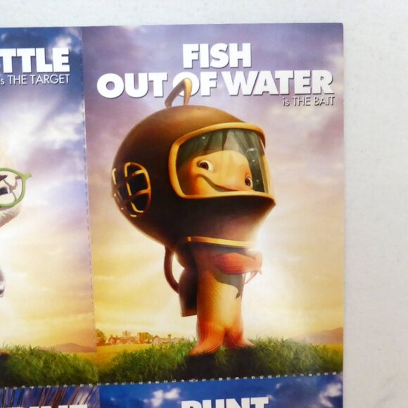 NEW 2005 DISNEY CHICKEN LITTLE PROMOTIONAL PREMIERE TRADING CARD SHEET - Picture 6 of 14